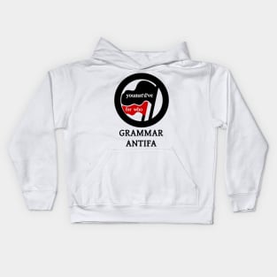 Grammar Antifa Kids Hoodie